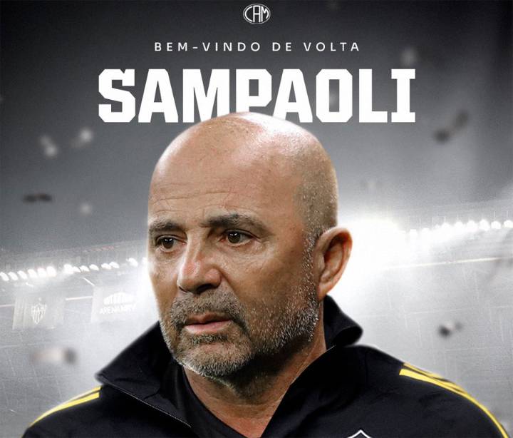 Jorge Sampaoli vuelve a asumir el mando del Atlético Mineiro