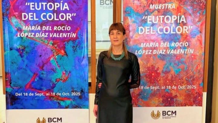 Rocío López Díaz Valentín, la artista que descubrió la pintura en plena lucha contra el cáncer