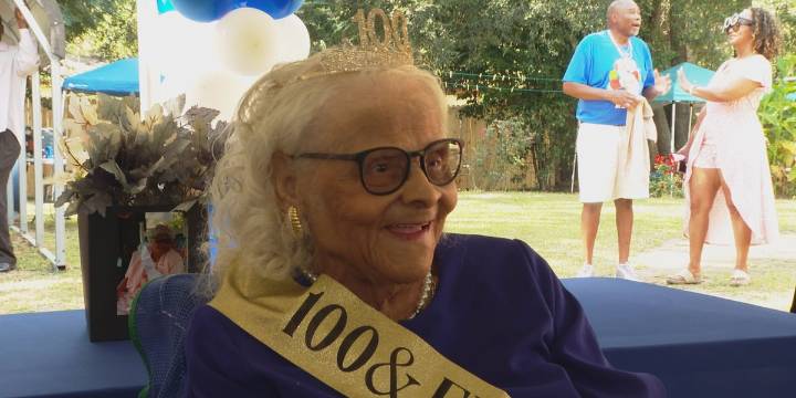 ‘Thank y’all very much:’ Town of Pinewood celebrates longtime residents’ 100th birthday