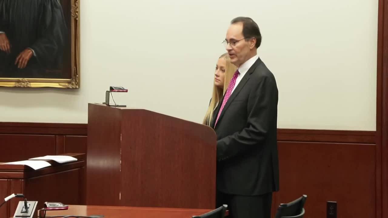 Former Ky. cheerleader charged after infant found in closet waives hearing