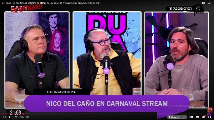 Del Caño: "Al gobierno de Milei lo hirieron los sectores que salieron a luchar"