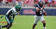 Quarterback Trinidad Chambliss, Ole Miss at top of their game in rout of Tulane