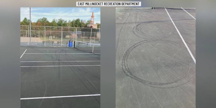 Officials seeking those responsible for damage to East Millinocket recreation courts