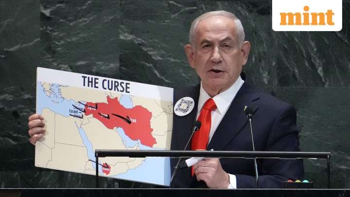 Isareli PM Netanyahu begins speech at UNGA, dozens of delegates walk out: Video