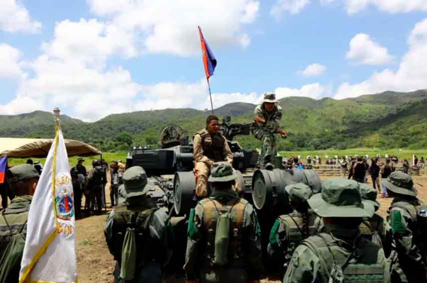 Venezuela inicia maniobras militares en el Caribe “en respuesta a las amenazas” de EEUU