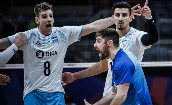 Triunfazo de la Selección Argentina de Vóley ante Corea del Sur