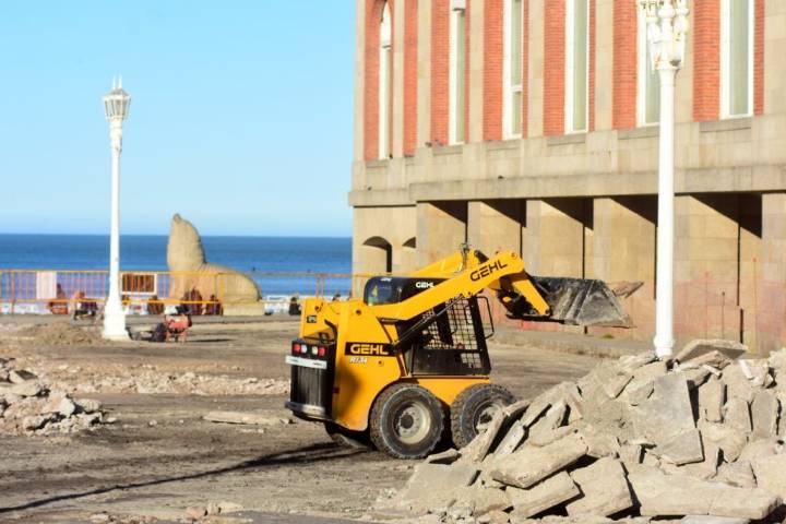 Avanzan las obras en la Rambla y antes de fin de año terminaría la primera etapa