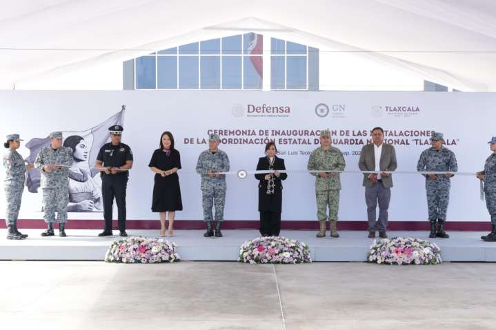 Inauguran instalaciones de la Guardia Nacional en Teolocholco; gobernadora asiste como invitada especial