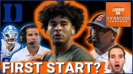 WOAH: Rickie Collins' FIRST CAREER START as Syracuse Football Faces VULNERABLE Duke Defense