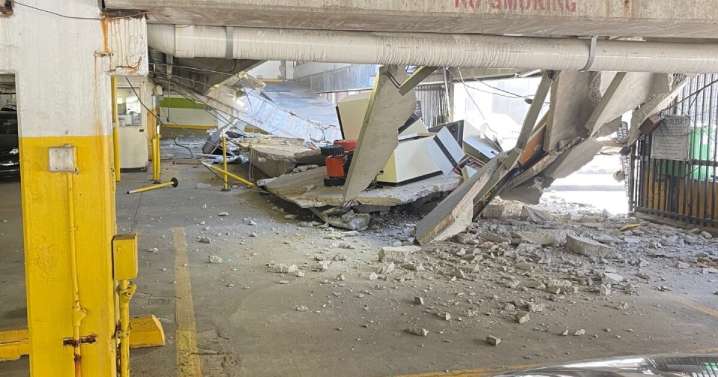 Parking garage that collapsed and trapped dozens of cars in 2022, repaired