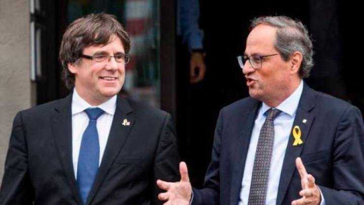 Esto decía Illa cuando Torra se reunió con Puigdemont: "Se ha puesto a las órdenes de una persona que ha huido de Cataluña"