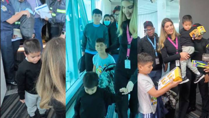 (+Video) Venezuela rescata a tres niños secuestrados por Estados Unidos