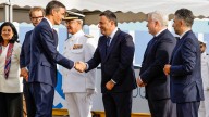 Sánchez celebra la botadura de la F-111 Bonifaz, un "estandarte" de la capacidad de España