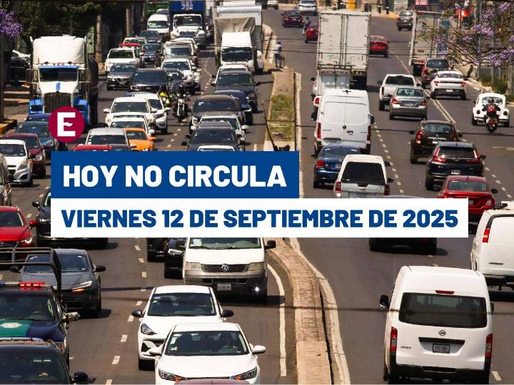 Frenan la circulación de estos autos este viernes en CDMX y Edomex