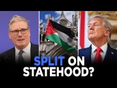 WATCH: Trump, UK PM Starmer BUTT HEADS On Two-State Solution For Israel
