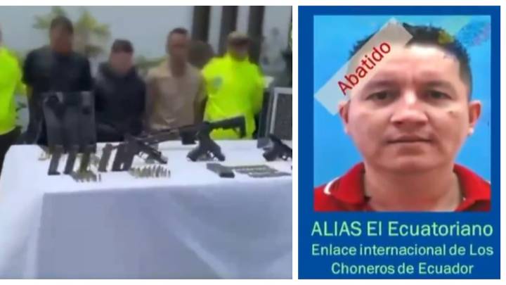 Este es el peligroso delincuente ecuatoriano dado de baja por la Policía en Llanogrande