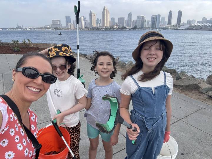 Emerald Keepers at Tidelands Park for California Coastal Cleanup Day on Sept. 20