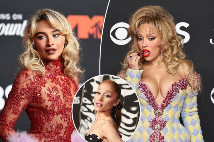 See all the celebs on the MTV VMAs red carpet 2025: Ariana Grande, Doja Cat, Sabrina Carpenter, more