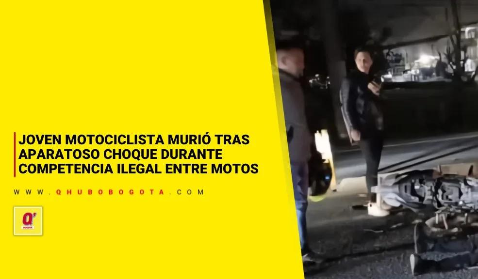 Tragedia en Cundinamarca: joven motociclista murió por accidente vial