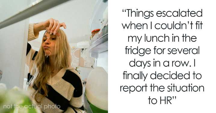 Man Has No Space To Keep His Lunch In The Fridge, Reports Coworker To HR For It
