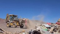 San Pedro de Atacama: realizan limpieza de escombros y microbasurales