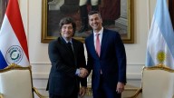 Milei mantuvo una reunión bilateral con el presidente de Paraguay