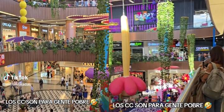 Joven desató polémica al asegurar que los centros comerciales “fueron hechos para pobres”: generó comentarios divididos