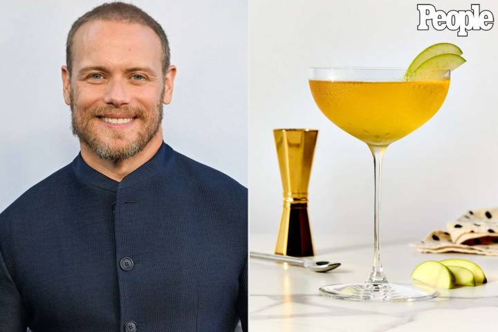 Sam Heughan Talks About His Cocktail Book and Appletini Recipe