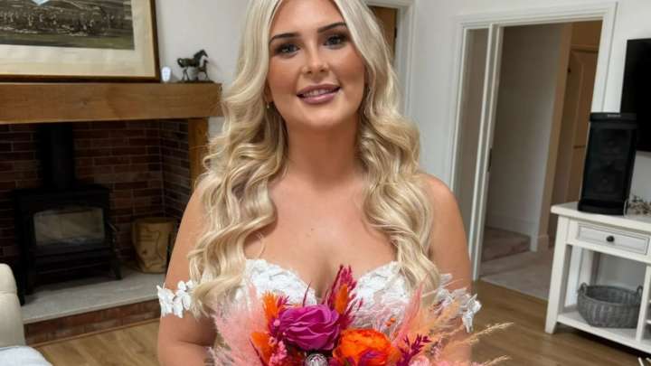 Bride stuns wedding guests when she turns up in a Shein gown - but can you guess how much it cost her?