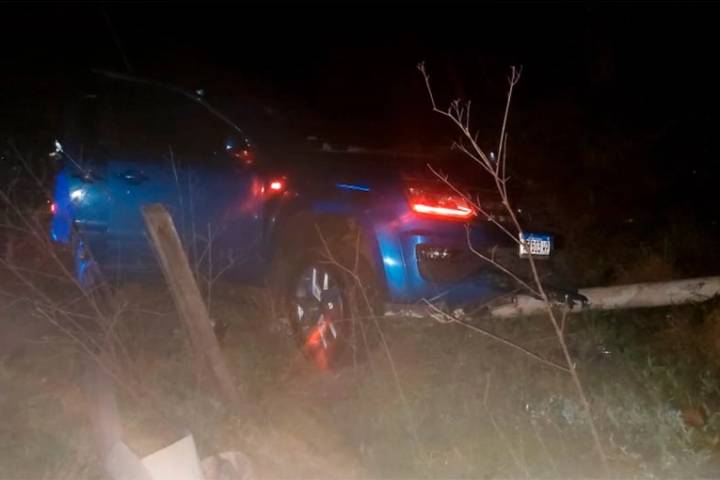 Despistó una camioneta sobre Autovía Artigas, a la altura de Chajarí