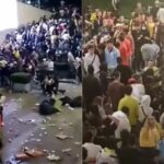 Fuerte riña entre colombianos y venezolanos ocurrió en Bogotá tras goleada 6