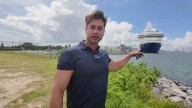 Cruise passengers depart Port Canaveral as Tropical Storm Imelda tracks offshore