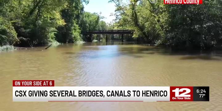 CSX giving several bridges, canals to Henrico