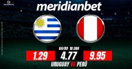 Uruguay vs Perú: ¡Recarga desde S/. 50, juega en las Eliminatorias Sudamericanas y ganarás fabulosos premios tecnológicos con Meridianbet!