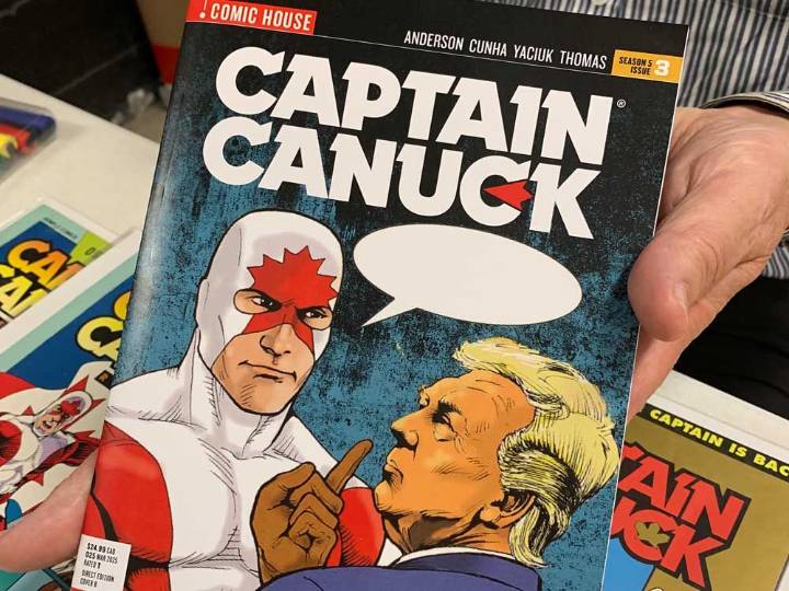 Captain Canuck marking golden anniversary stands up to Trump