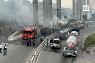 57 personas lesionadas tras volcadura e incendio de pipa en Puente de la Concordia: Clara Brugada