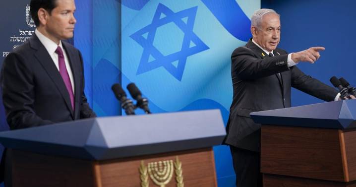 Little daylight between US and Israel evident as Rubio and Netanyahu meet