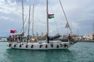 Activist flotilla seeking to break the Israeli blockade of Gaza says drones attacked its boats
