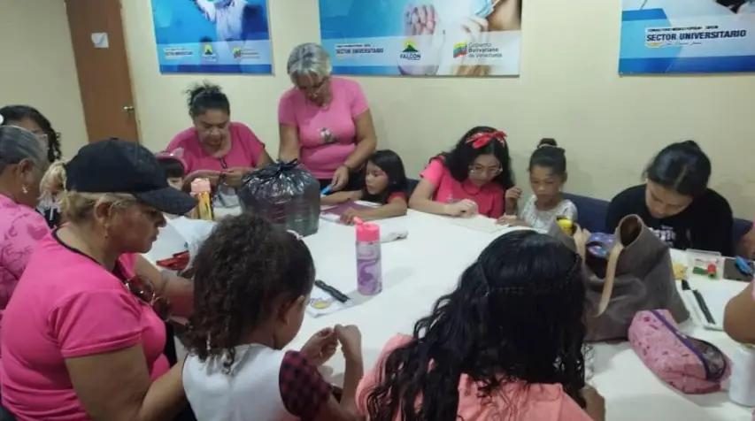 Inces se une a organizaciones locales para confeccionar cartucheras para el nuevo año escolar