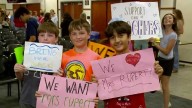 Sacramento families protest teacher's replacement over carpet removal