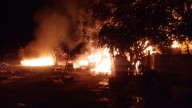Voraz incendio consume casa habitación en la colonia Nueva Frontera de Allende