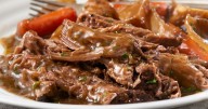 Beef stew is richer and gravy thicker if you add 1 simple ingredient