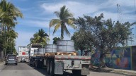 Tránsito trabaja en regular la circulación de camiones de carga por avenidas de Mazatlán