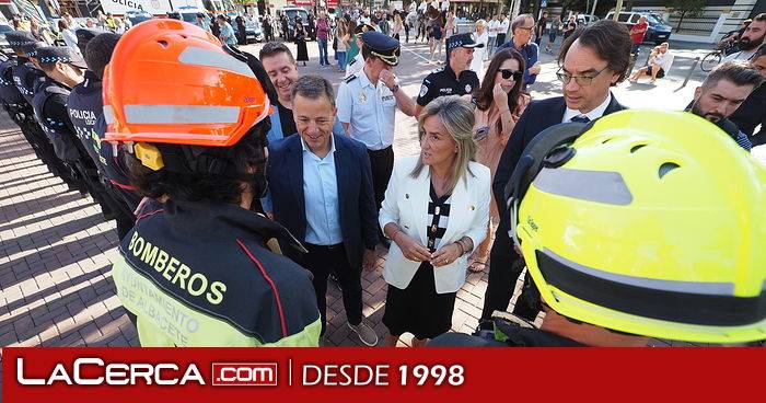 Serrano destaca la ausencia de incidentes reseñables a pesar de las casi 750.000 personas que nos han visitado en los dos primeros días de Feria gracias al trabajo coordinado de seguridad