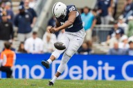 Penn State punter Gabe Nwosu’s leg is becoming a weapon, and his ‘bullets’ are weapons, too