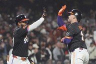 Willy Adames hits three-run homer as Giants beat D-backs 5-3, gain ground on Mets in wild