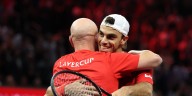 Las locuras de Francisco Cerúndolo y Andre Agassi durante la Laver Cup