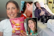 I looked death in the eye when doctors told me I had killer cancer- a packet of crisps revealed the first warning sign