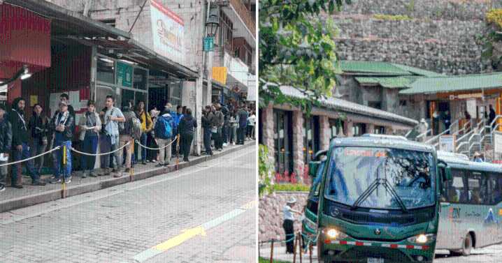 Caos en Machu Picchu: buses que suben a la ciudadela dejaron de operar por horas y turistas tuvieron que desplazarse a pie