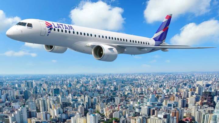 LATAM Airlines Orders Up to 74 Embraer E195-E2 Jets For South American Expansion